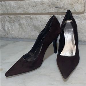 NINE WEST Brown Suede High Heels